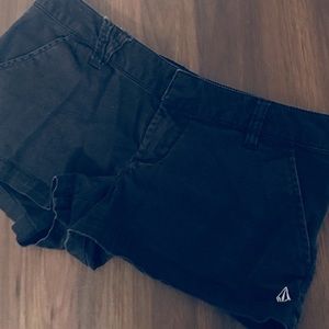 Black Volcom shorts